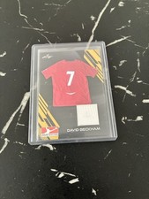 David Beckham Match Worn Patch 2023 Leaf Goal Fußball