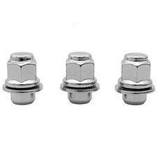 20x CHROM Radmutter Flachbund