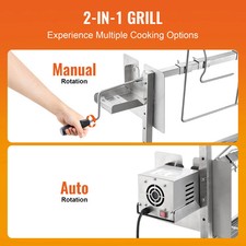 35-Zoll-Rotisserie-Grill mit
