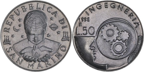 San marino lire - san, 50