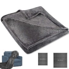 Kuscheldecke Flauschige Wohndecke Flanell Fleecedecke Sofadecke Bettüberwurf