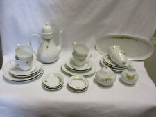Rosenthal Kaffeeservice,NEUWERTIG  28 tlg., Studio Line, Romanze mit Golddekor,