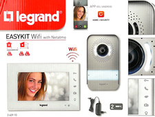 LEGRAND Video Türsprechanlage 1-/2-Familienhaus-Set 7 Zoll Farbmonitor 360910