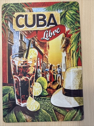 Cuba liebre blechschild 20x30 - blechschild,