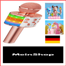 Karaoke Mikrofon Bluetooth LED