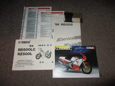 Konvolut ,Yamaha RD500 YPVS  : Prospekt,Service Guide,Montage Handbuch ,brochure