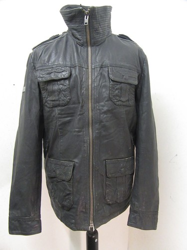 Vintage superdry lederjacke - vintage,