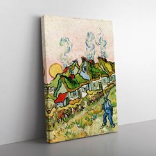 Häuser und Figur von Vincent