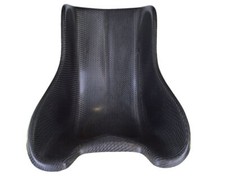 Sitz Kartsitz flach schwarz