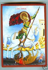 Hl. Georg auf Pferd Drachen