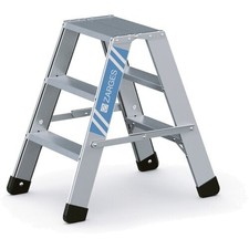 Stufen-Stehleiter,Alu,geriffel