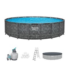 APX365™ Winterfestes Frame Pool Komplett-Set mit Sandfilteranlage Ø 610 x 132 cm