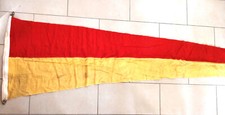 Signalflagge der Marine mit  Messingschäkeln, 7-Original, 2,25 x 0,75 m