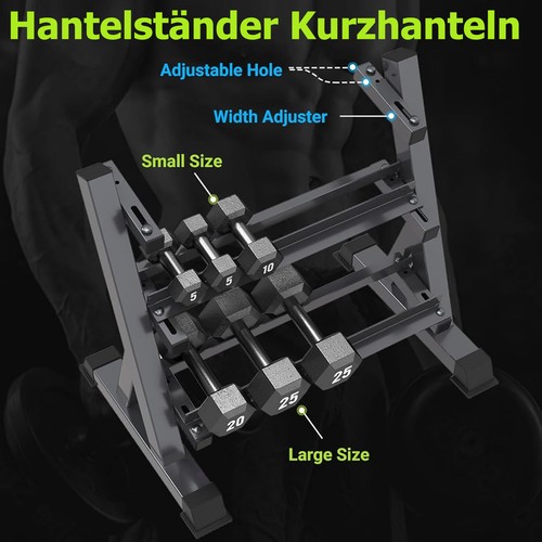 Ebenen hantelständer - 3,