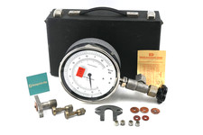 Dreyer Rosenkranz Droop Prüf - Manometer 0 - 6 kp/cm Antik Rarität Neuwertig