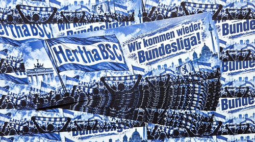 Hertha bsc aufkleber kleber - hertha,