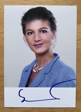 Sahra Wagenknecht AK Deutsche Politikerin Autogrammkarte original signiert 2