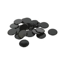 Spielchips - 22 mm - schwarz