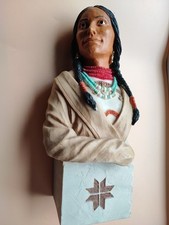 Indianer Figur - Castagna - Büste - Vitrinenstück - Western - ca. 27 cm
