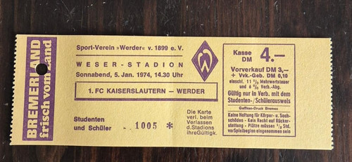 Ticket bundesliga 74 - ticket,