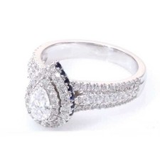 1,50 Kt Doppel Halo Diamant