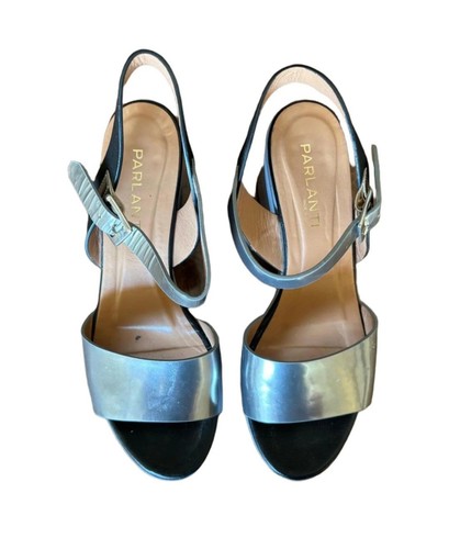 Plateau sandalen mirror silver - sandalen,