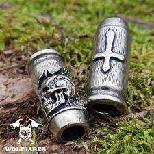 1 x Messing  Patrone Skull &