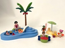 Playmobil Pool, Babybecken mit Rutsche und weiterem Zubehör 6673, 9085, 6675 OVP