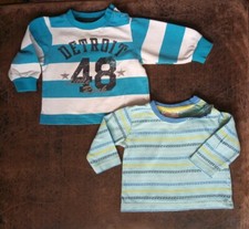 2 Langarmshirt Pullover ua DopoDopo mini, Gr. 74, 6-9 Monate, Baby Packet
