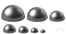 Halbkugel Shale Stahlkugel Blech Deckel Kugel  Stahl  Ø 50 60 80 100 120 150 mm