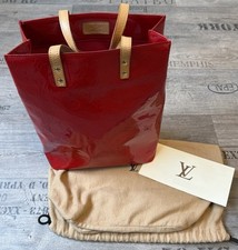 Louis Vuitton Monogram Vernis Reade MM M91086 Damen Handtasche Rouge