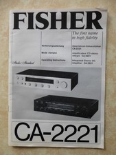 Vollverstärker FISHER CA-2221