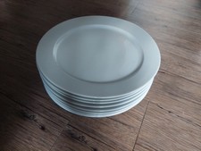 9x Ikea 365+ Susan Pryke Große Speiseteller Essteller Porzellan flach weiß  32cm