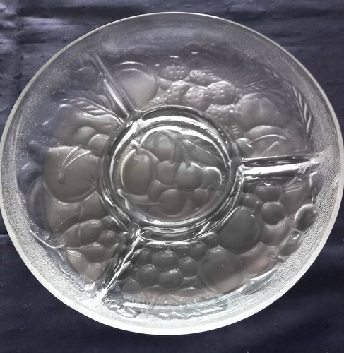 Vintage glas kabarett - glas, schale