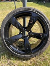 4 Original Audi Rotor Felgen schwarz 9.0J x 19H2 ET 33 A5/S5