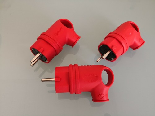 Stecker gummi mit griff - 3x,