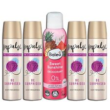 5er Set: 4x Impulse Deospray