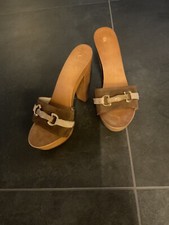 Holzpantoletten Zoccoli Gr. 39