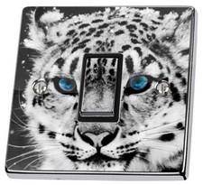 Weißer Tiger Lichtschalter