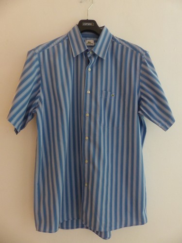 Lacoste hemd blau - hemd, gr.44