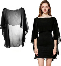 Damen Chiffon Umschlagtuch