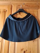 Nike Tennisrock für Damen schwarz mit Innenhose, Gr L, Gummibund, Länge 33 cm