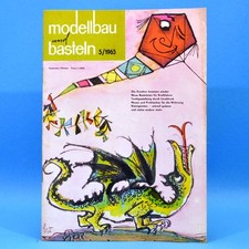 DDR Modellbau und Basteln 5 1965 Trabant Hamsterkäfig Pendeluhr Drachen basteln