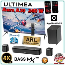 Ultimea Aura A30 5.1 Soundbar Subwoofer Wireless 250 W HDMI USB Bluetooth AUX