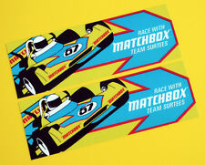 Vintage klassische 'TEAM SURTEES' MATCHBOX Retro 1970er F1-Stil Aufkleber Aufkleber
