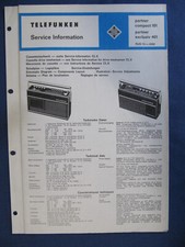Telefunken  Partner  compact 101 - exclusiv 401  - Service-Information #2*