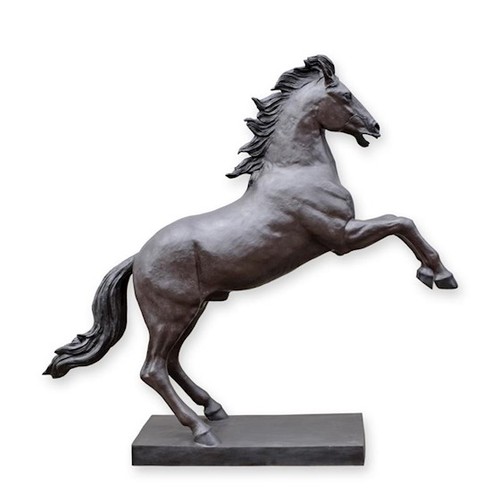 Große bronzestatue pferd - pferd,, 193
