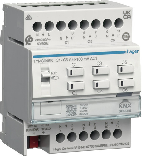 Hager tyms646r knx - tyms646r,