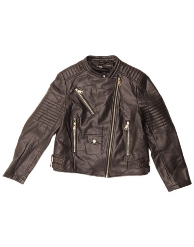 Zara damen crop kunstleder - zara,
