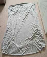 Spannbettlaken Spannbettuch für 140 x 200 cm hellgrau grau von dormia Mikrofaser